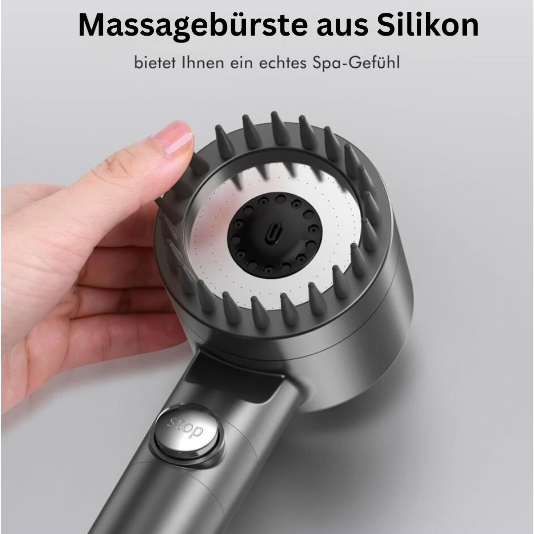 GlowShower - 4-in-1 Duschkopf + 5 Gratis Kalkfilter